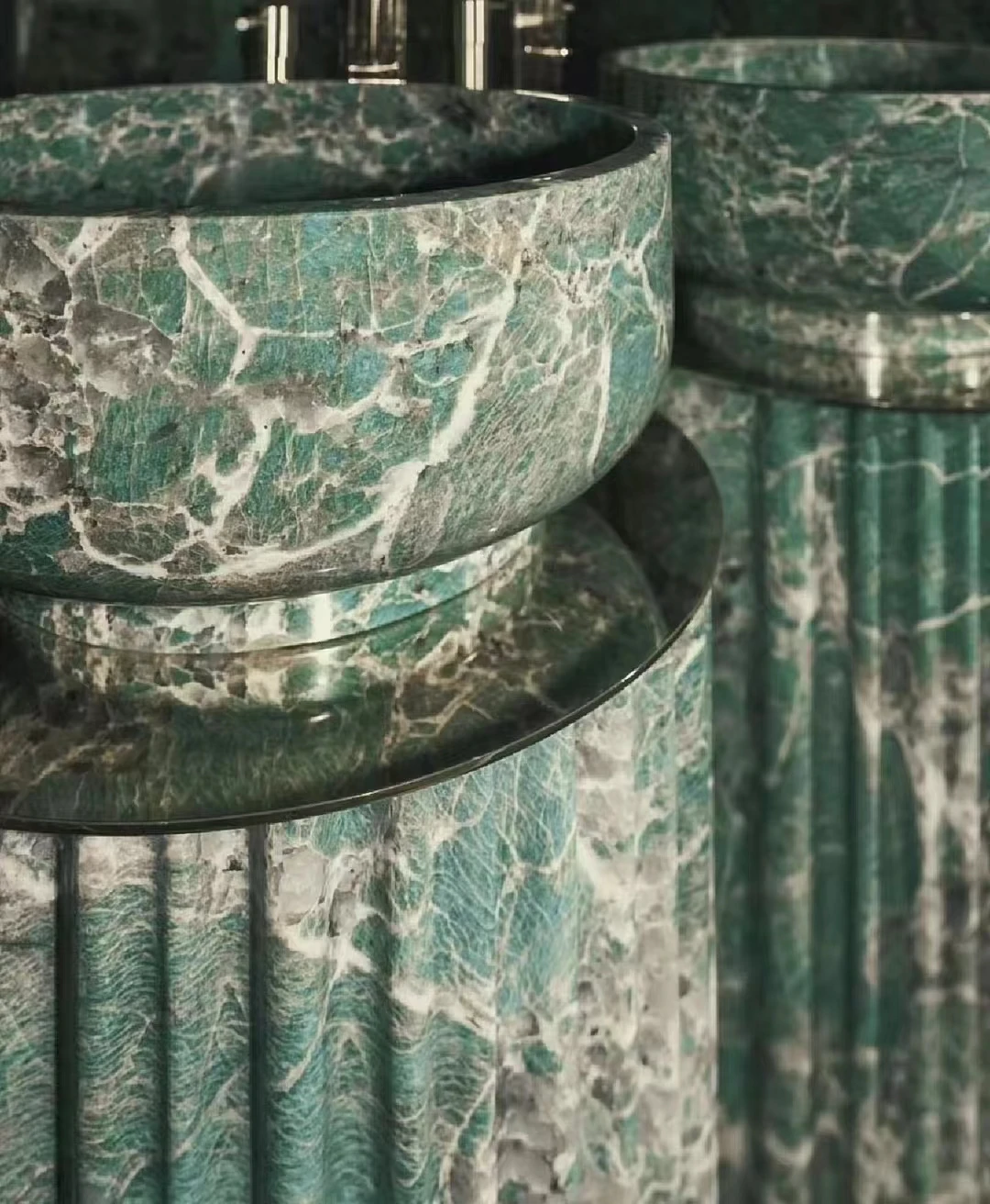 wholesale Amazon Green Granite Slabs for countertops and vanity tops backgroundwalls