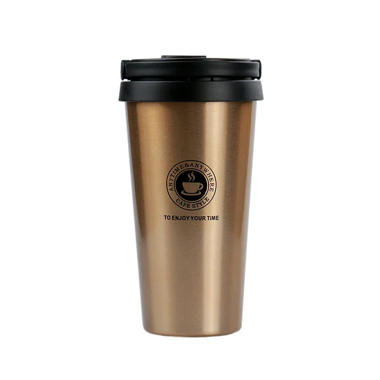 500ml Double Wall Stainless Steel Vacuum Flasks Car Thermo cup Coffee Tea Cup Travel Mug Business Thermos Bottle Thermos Tumbler