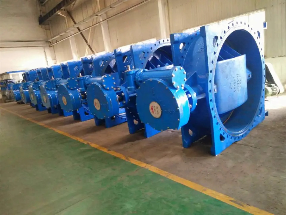 Series 13 ductile iron GGG40 A536 A359  Double eccentricity butterfly valve with PN10 PN16 ANSI 150