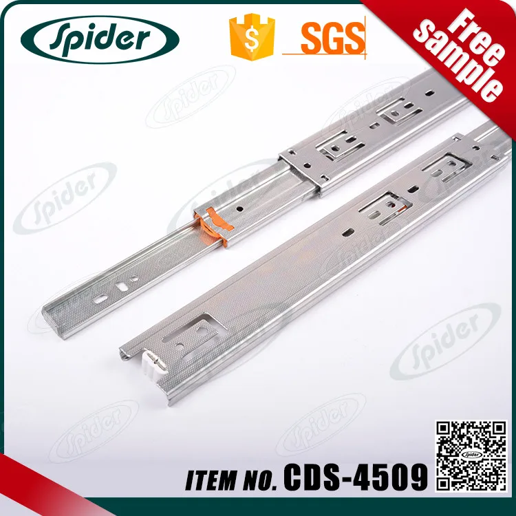 12inch Telescopic Channel Nweest Products  Ball Bearing Triple Extension Furniture 0.9mm Drawer Slide