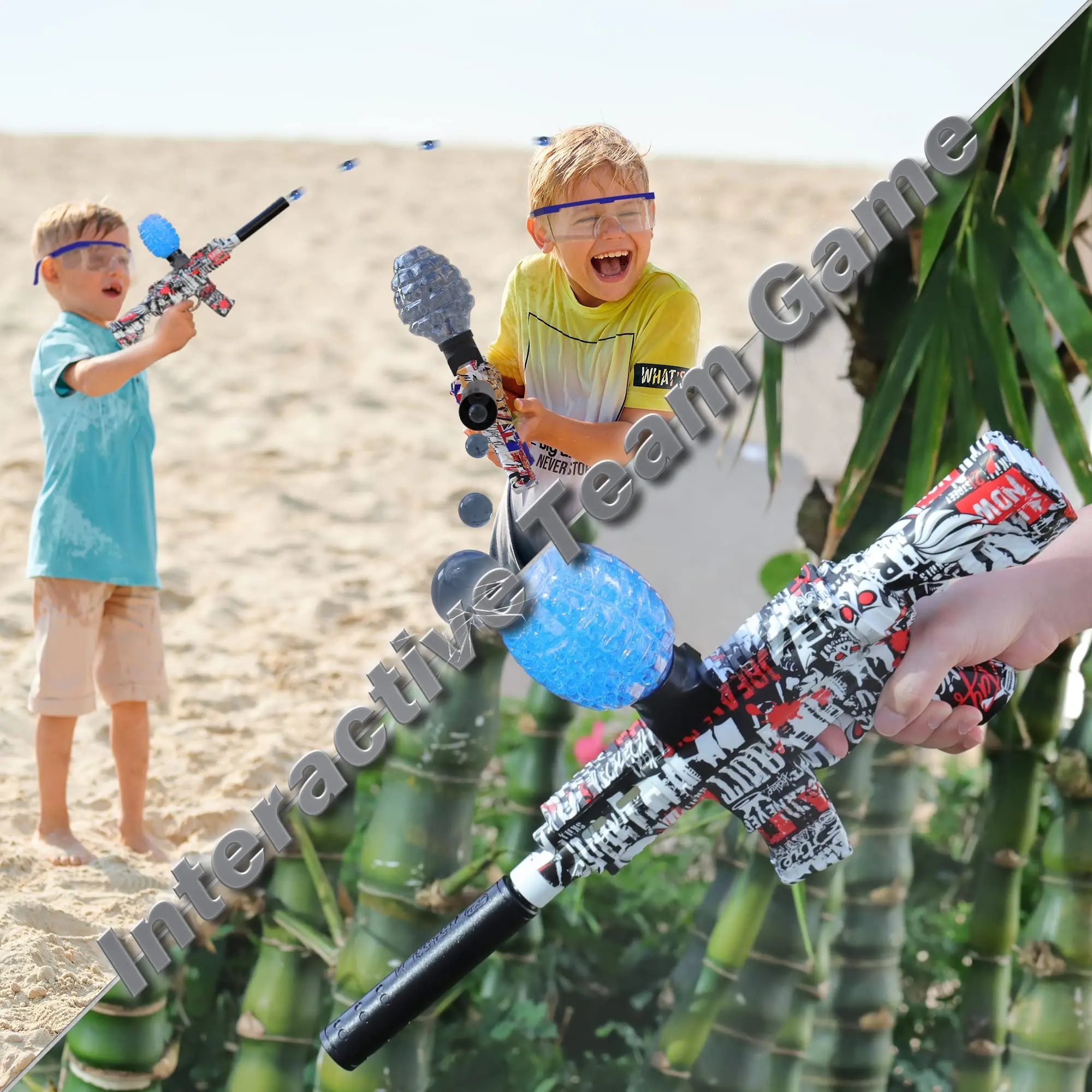 Wholesale Cheap Kids Electric Toys Gift Outdoor Shooting Hydrogel Ball Impact Blaster Gun