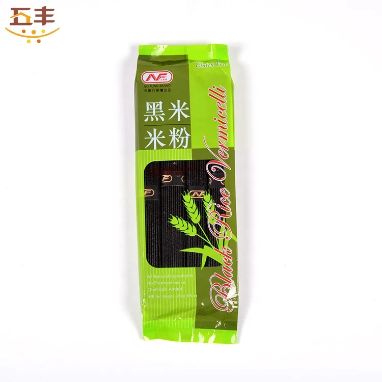 
High Grade Gluten Free Fine Black Rice Noodles 