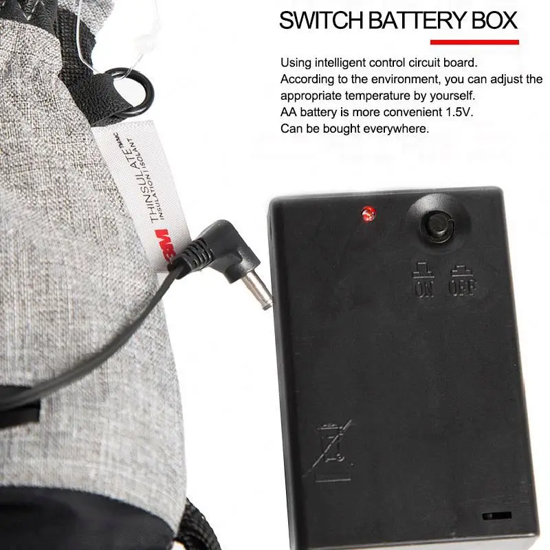 Winter Ski Motorcycle Fishing Rechargeable Battery Heating Gloves