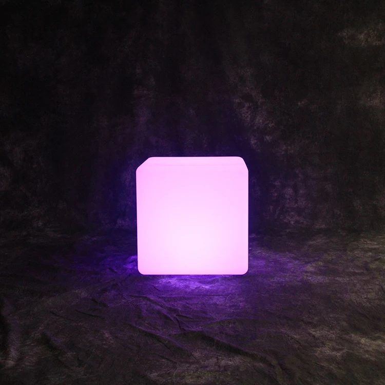 Waterproof Ip 68 Lounge Chair Illuminated Furniture Led Cube Table