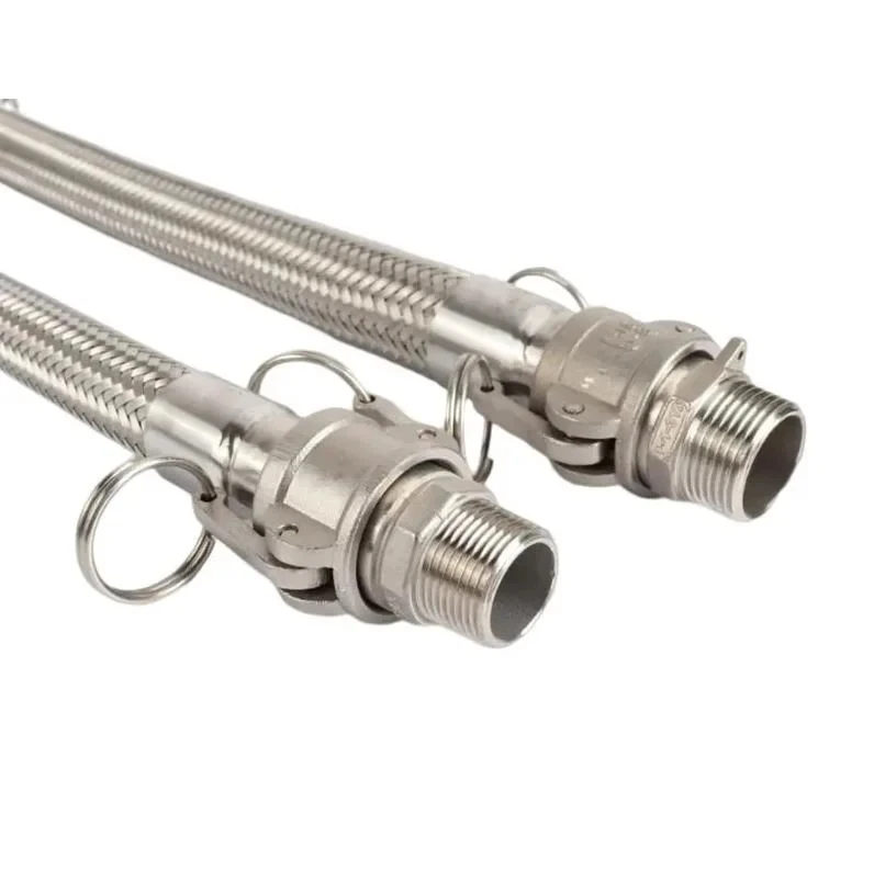 High quality 25mm 30mm stainless steel wire braided connector flexible metal hose pipe in kg