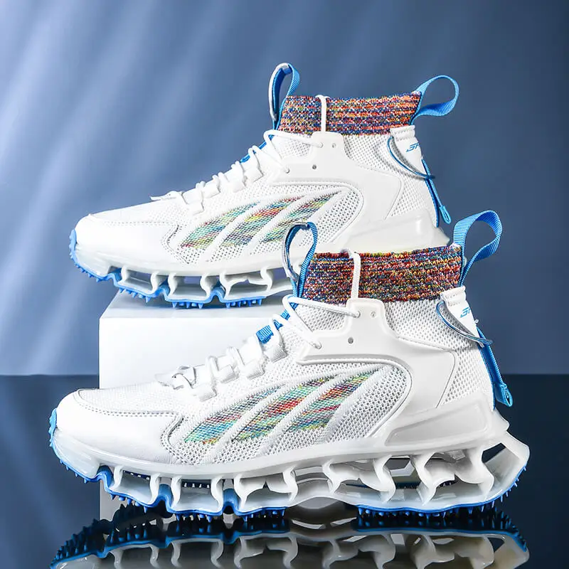  Big Size Non Slip Basketball Shoes For Outdoor High Top Ankle Men Couple