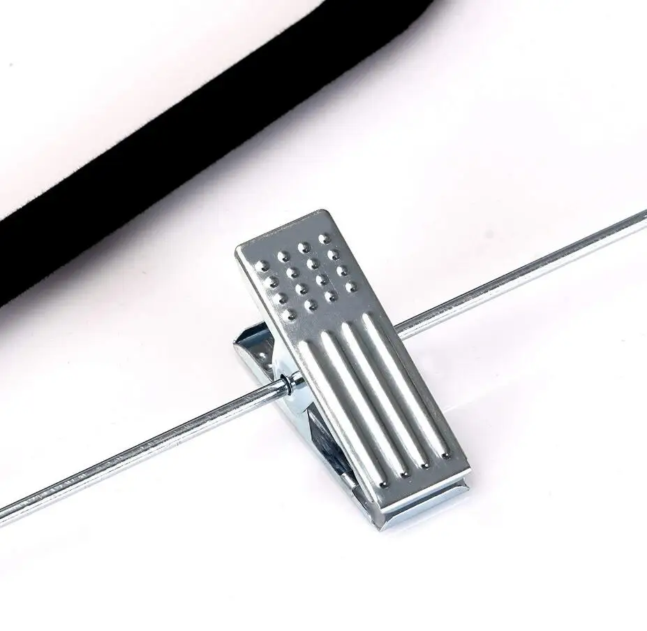 Pants Hangers with Clips Ultra Thin Non Slip Skirt Hangers Space Skirt hangersg Clothes Hangers for Skirts, Pant, Jeans