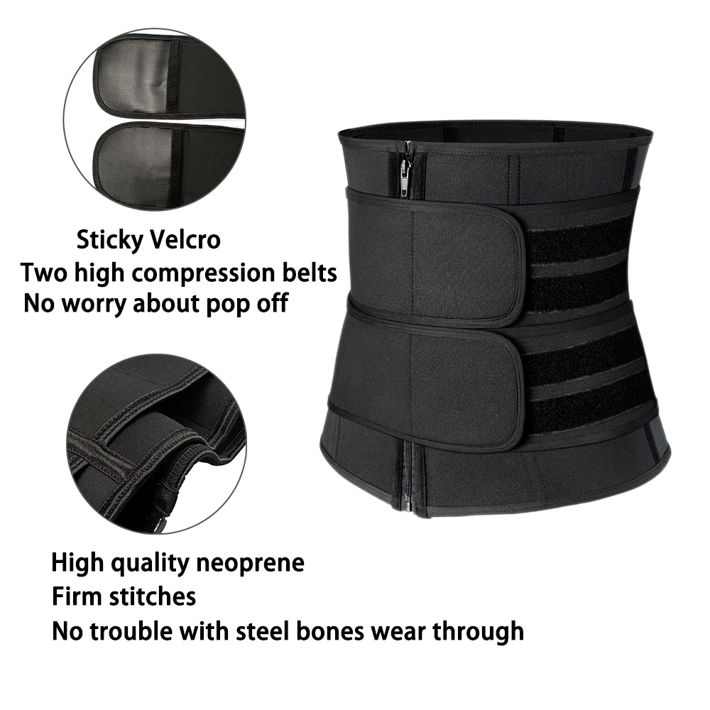 Hot Sale Low Price Neoprene Unisex Hourglass Sauna Corset Body Shaper Belt Loose Weight Waist Trimmer Cincher