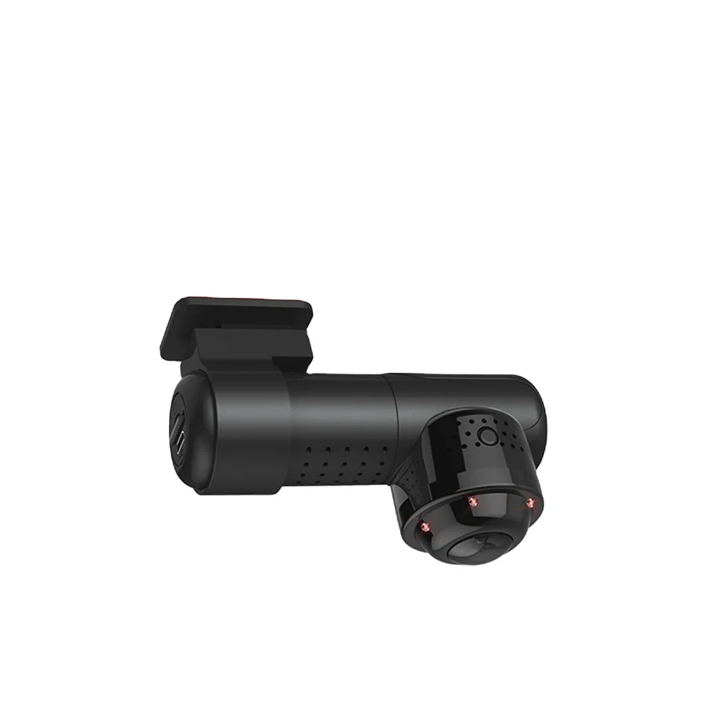 GPS WIFI Dual Camera HD 2160P Fisheye Lens Car Video Monitoring Parking Assit with Wide Angle DVR Dash Cam