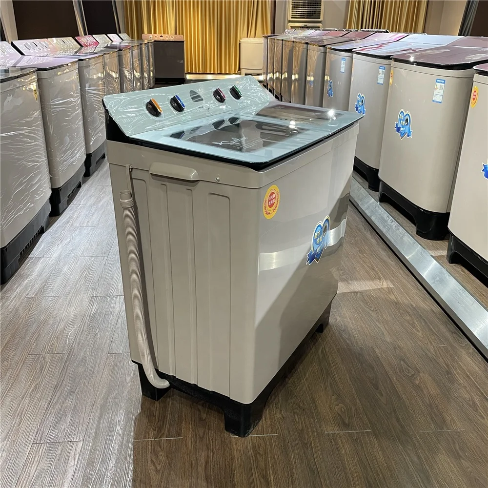 
Household 14.5KG business Wave washing machine Waterproof motor double-cylinder washing machine twin tub semi automatic 