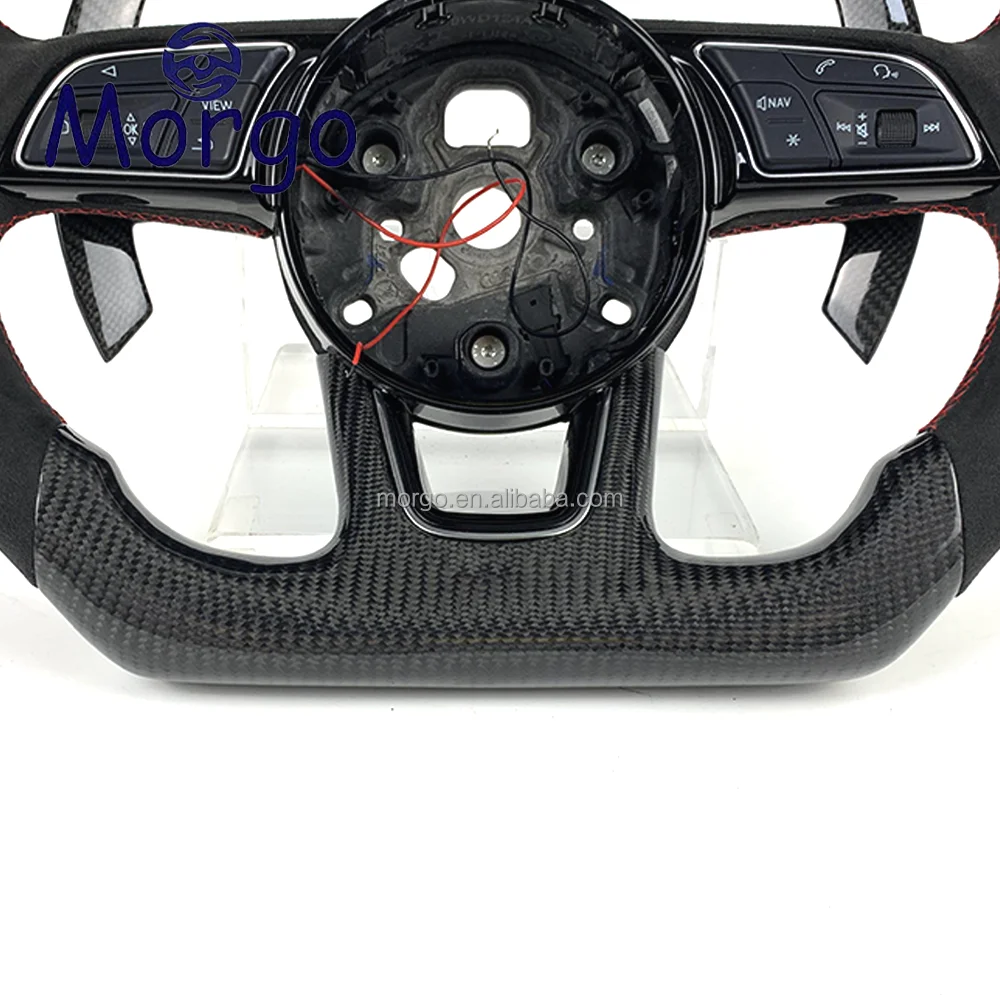 Cars accessories For Audi TT A3 A4 B8 A5 A6 A7 R8 RS RS3 RS4 RS5 S3 S4 S5 RS6 RS7 RS8 Q5 customized carbon fiber steering wheel