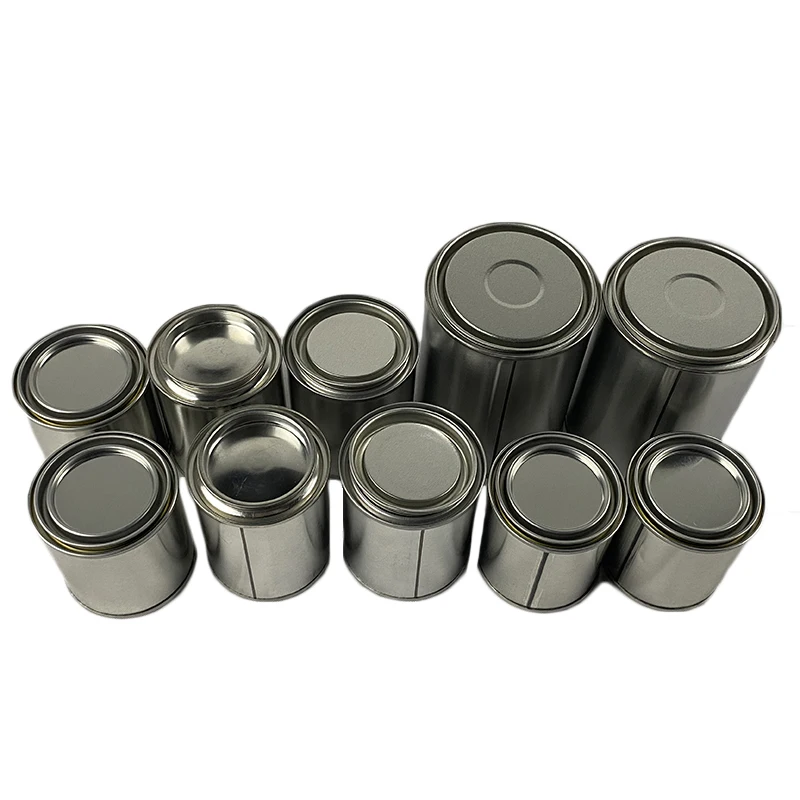 Wholesale Custom Low MOQ Mini Empty Round Metal Paint Tin Cans With Lid For Paint And Candles