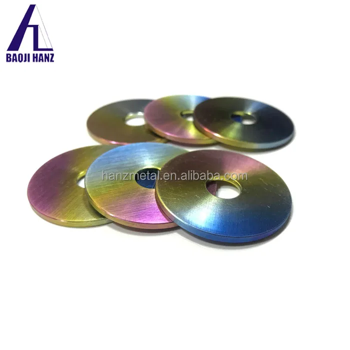Titanium bolt gasket Automotive titanium gasket
