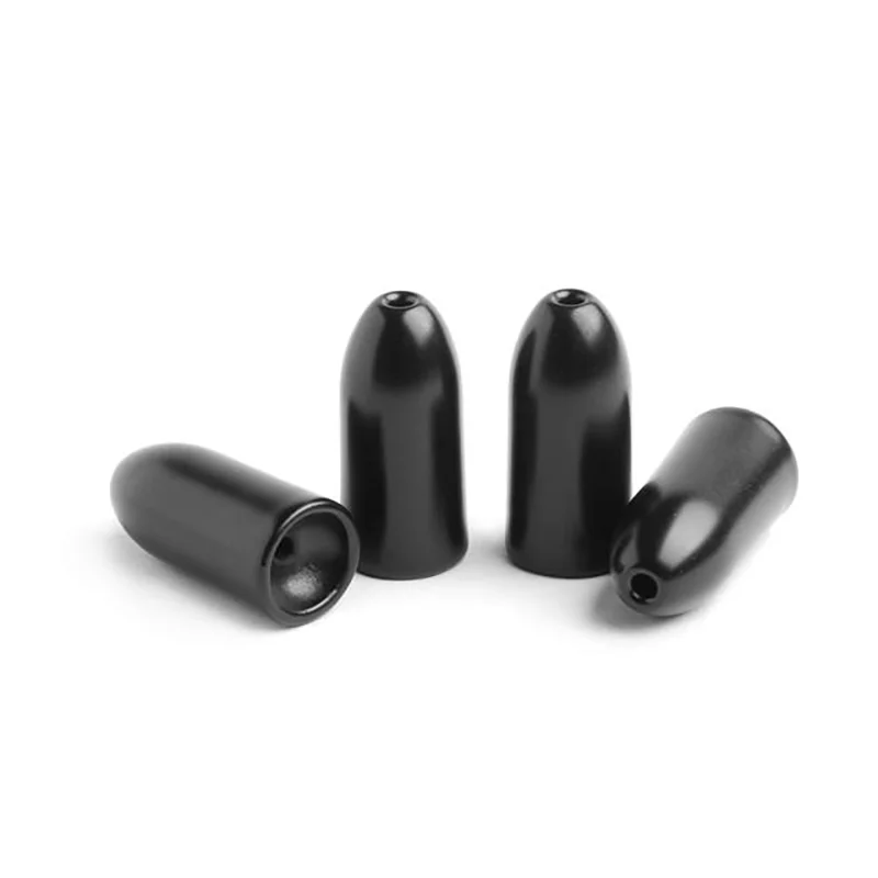 High Quality Fishing Sinkers Tungsten Weights Tungsten Worm Weight Tungsten Bullet Weight Matte Black