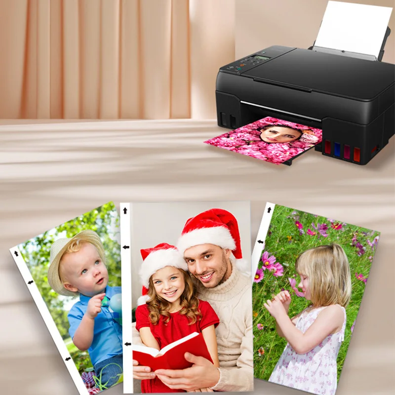 Customized your inkjet photo and pattern mobile back skin films 120x190 white glossy sticker printable paper a4 a5 size