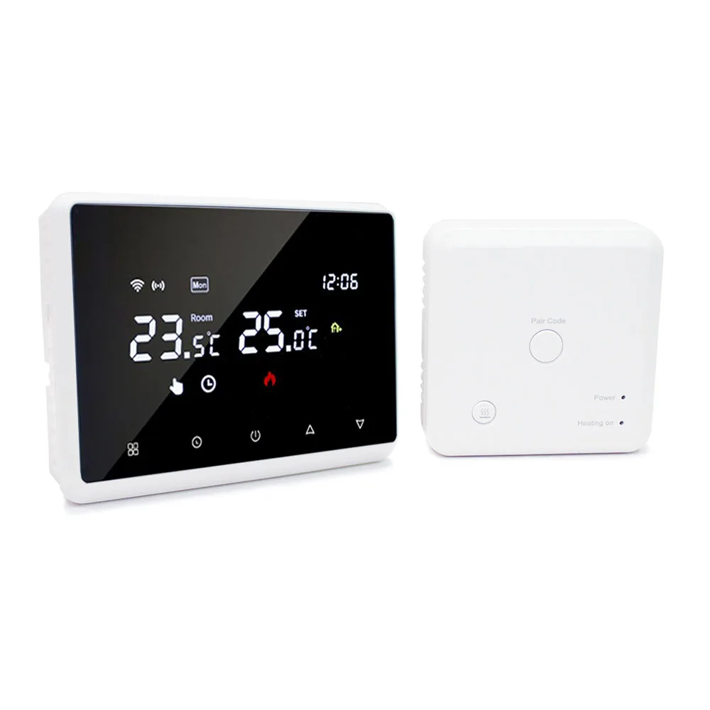 Wireless RF Gas Boiler System Temperature Controller WiFi Connection Room Thermostat
