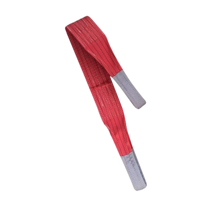 
5t Round Soft Double Eye Polyester Spanset Duplex Protection High Tenacity Lifting Webbing Sling 