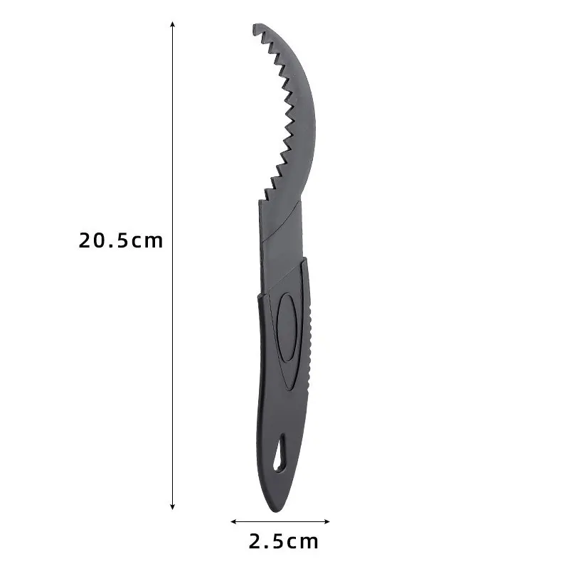 Chain Cleaner Bike Multifunctional Use Bike Tool Chain Cleaner Brush 2-sided Bristles Plastic Bike Chain Cleaner for Bicycle