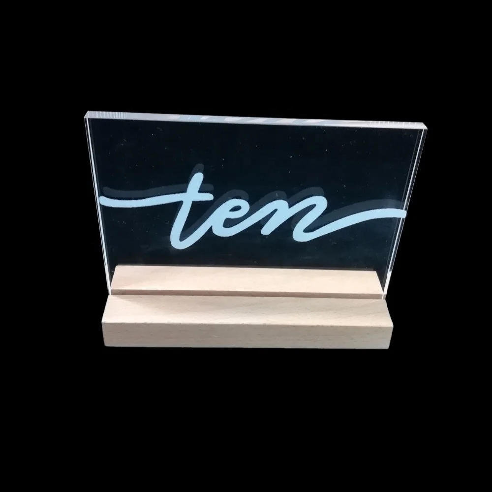 Arritec 2018 Acrylic wedding decoration table party table numbers