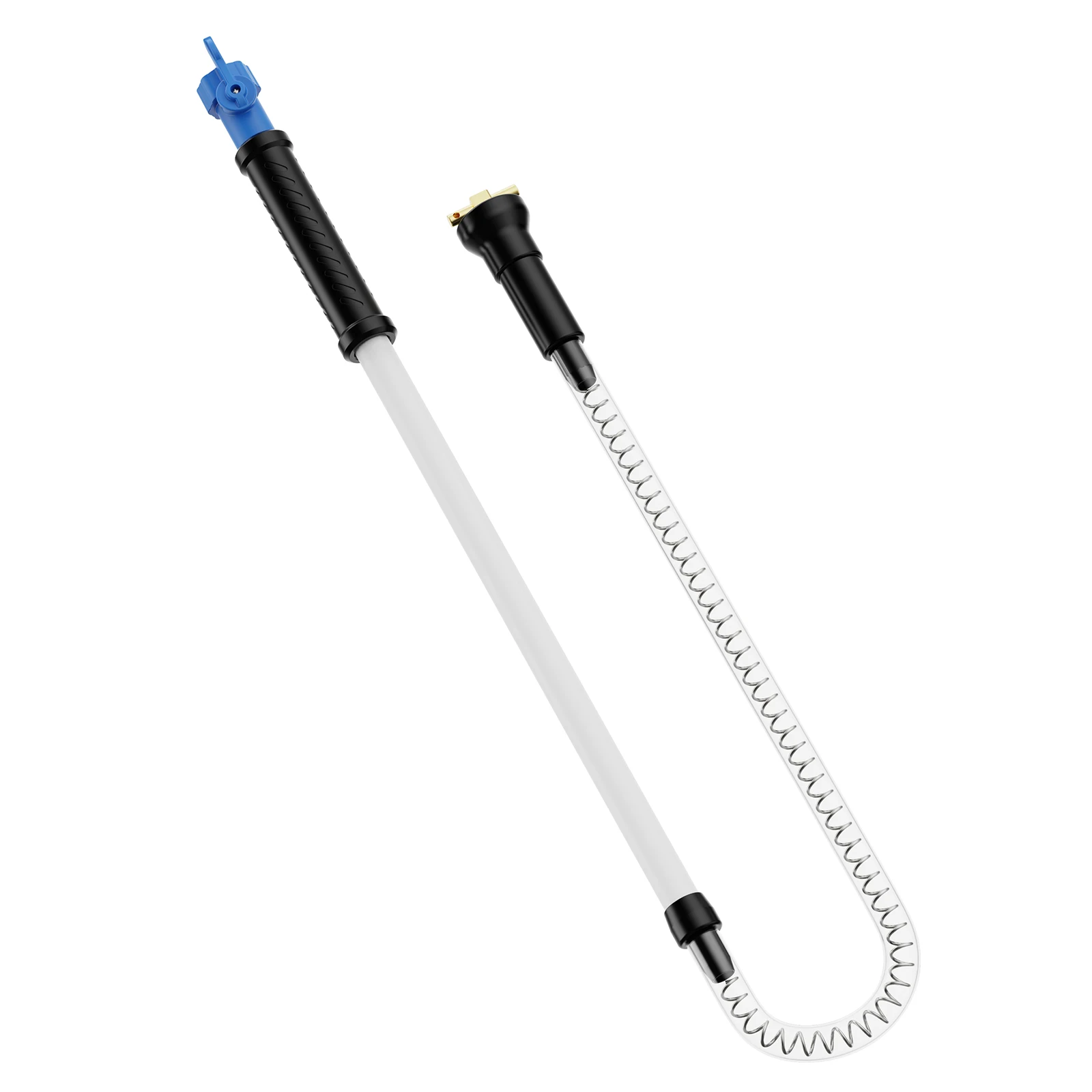 RV Holding Tank Swivel Stick Rinser,Powerful Rotary Cleaning Action & 34-Inches of Flexible Reach&1/4 Turn Shutoff Valve