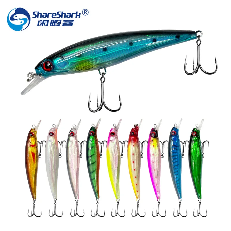 11cm/13.5g Fishing Lures Classic Style Minnow Fishing Bait Fishing Pesca Head Isca Artificial Glide Jerk Bait