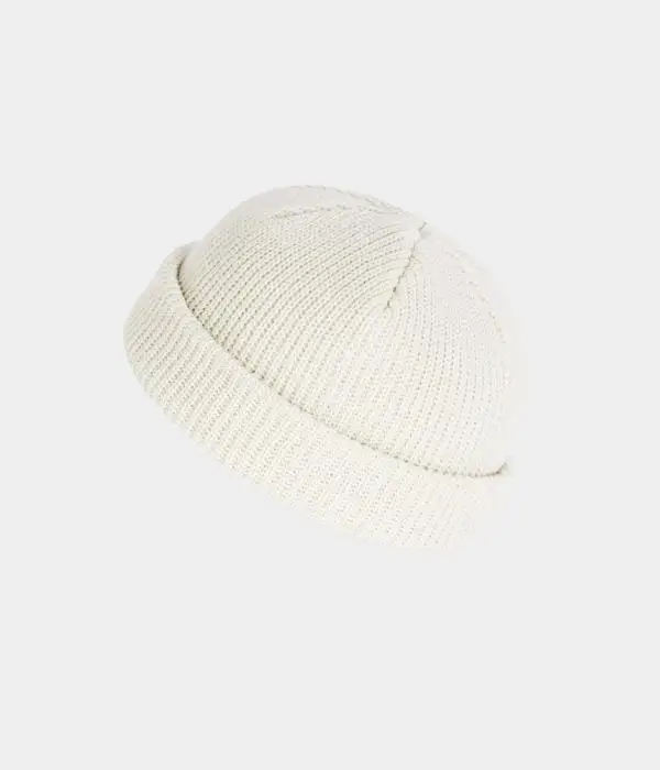 Fisherman Knitted Customize Unisex Merino Wool Beanie Hat With Custom Logo