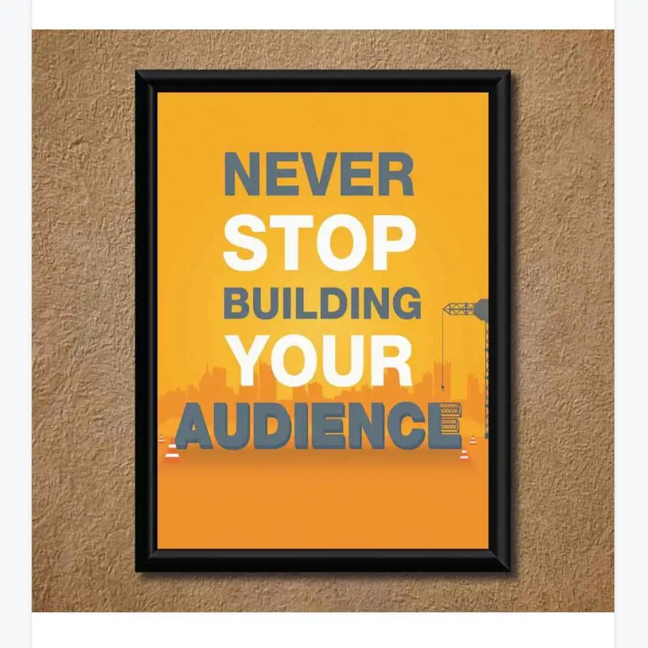 Custom Printing Motivational Quote Wall Art Canvas Prints Pictures Posters