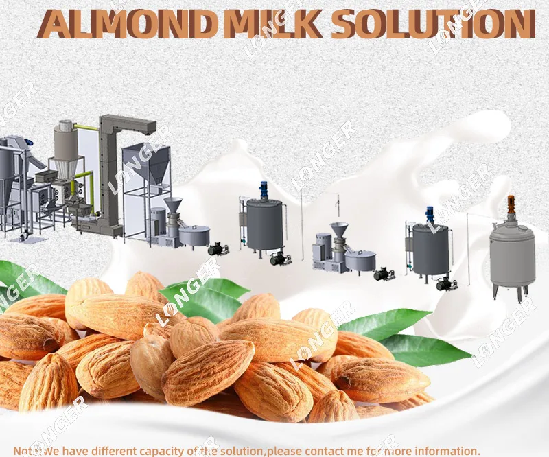Gelgoog Almond Milk Maker Plant Commercial Nut Milk Maker Automatic