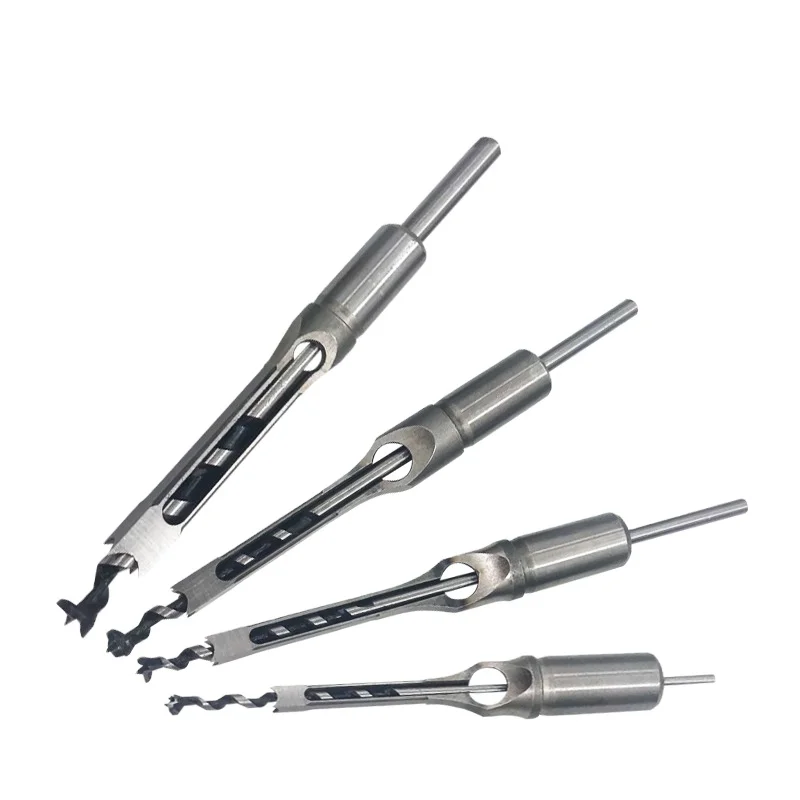 Factory High Quality Wood Square Hole Drill Bit Set 12mm for Solid Wood