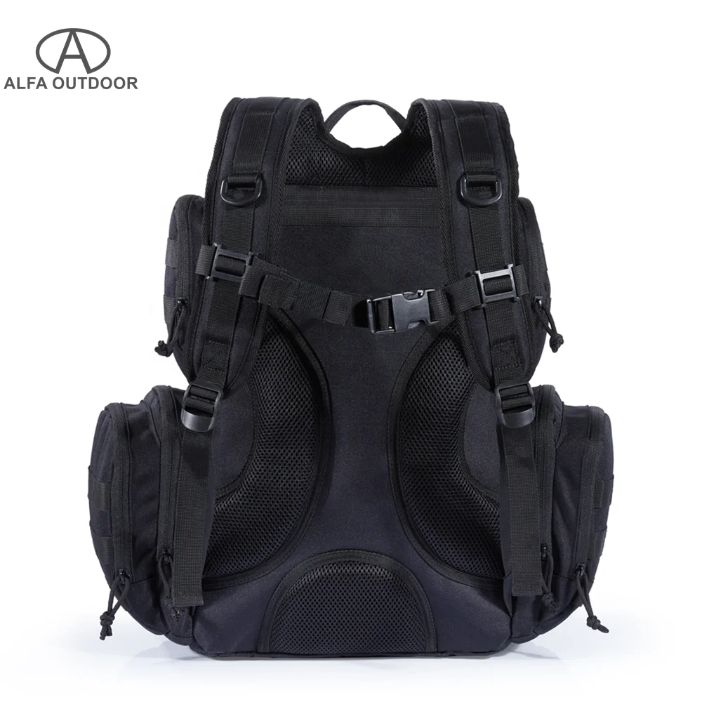 ALFA Large Range Bag Backpack Deluxe Shooting Range Backpack can hold 4 Handguns Mag Storage w/EVA Cradle