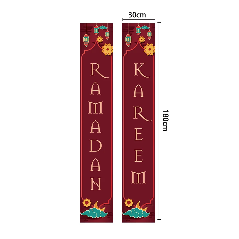 Ramadan Decorations 2023 Ramadan Mubarak Door Banner DIY For Party Ramadan Kareem Party Products