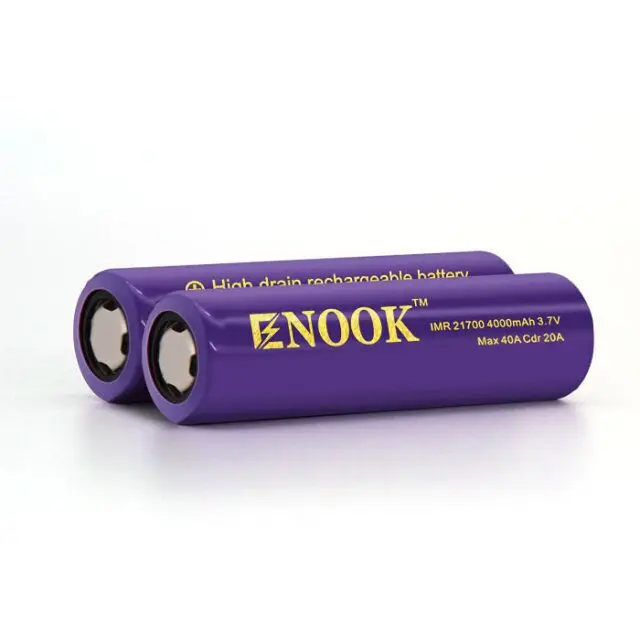 Enook 21700 4000mAh 40A rechargeable 3.7V battery on sale electric bicycle battery lithium ion battery
