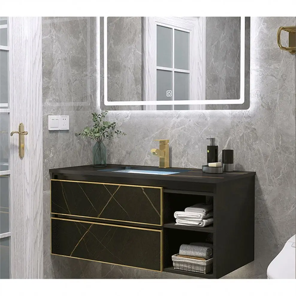 New Product Chaozhou Bathroom Vanity Cabinet Modern Led Mirror With High Quality
