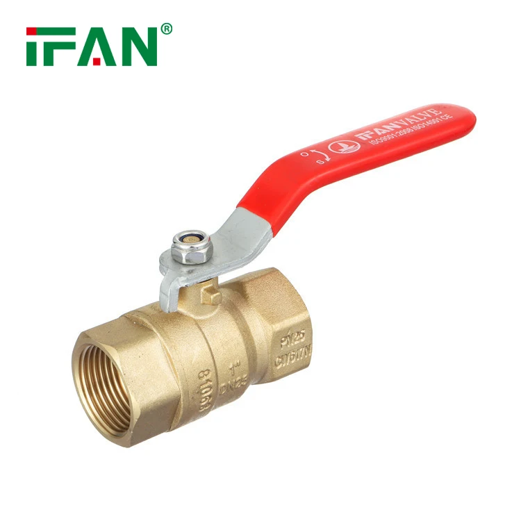 IFAN Customized Brass Threaded Ball Valve Forging Brass Body Manual Ball Valve