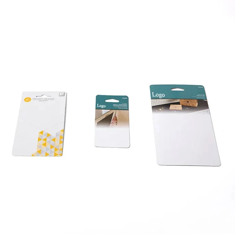 Wholesale custom printed blister paper card pack blister cards