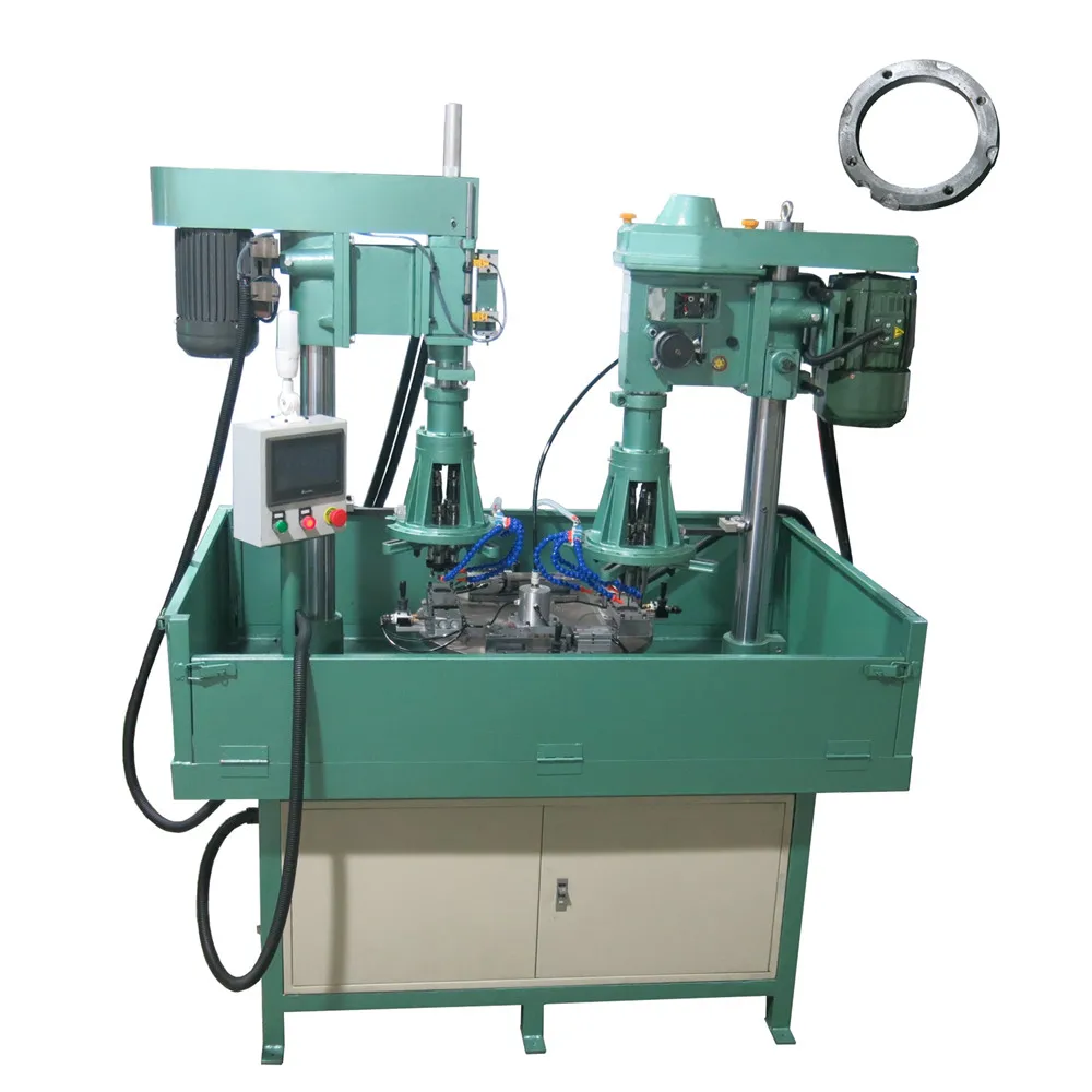 Iron ring steel hoop multi holes multi spindle  multi holes drilling machine automatic