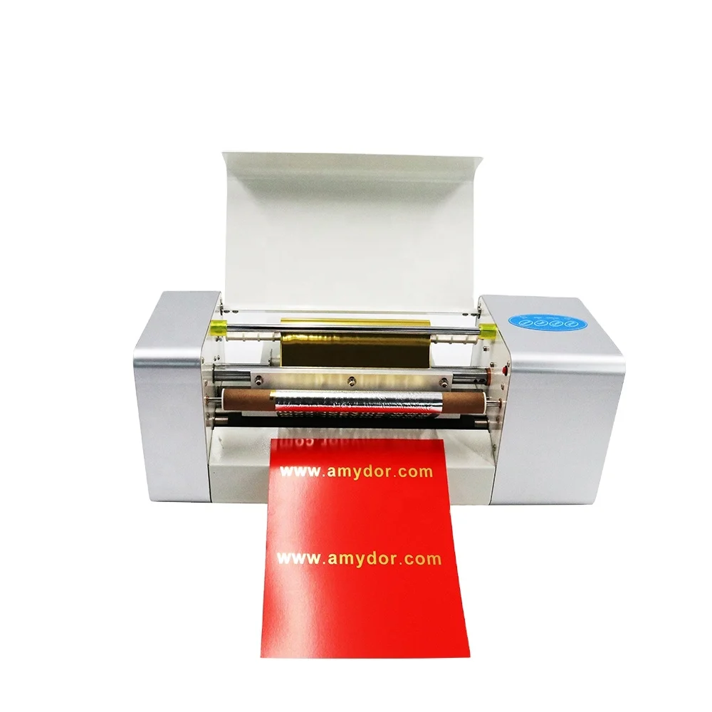 360A Bonedry Foil Printer Satin Ribbon Printing Digital Label Printer no Plate Needed for Homeuse