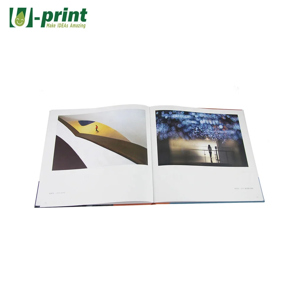 Custom Full Color Book Printing Service Hardcover Wedding Photobook Binding Album Printing