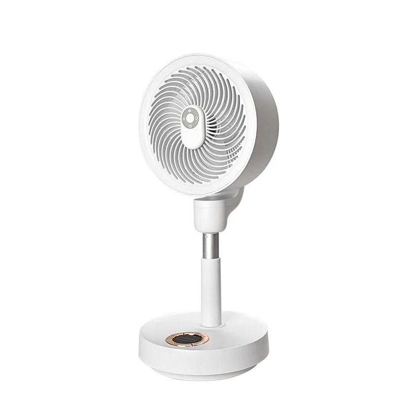 2023 High Efficiency Dc Power Retractable Circulating Standing Remote Control Rechargeable Stand Fans With Remote