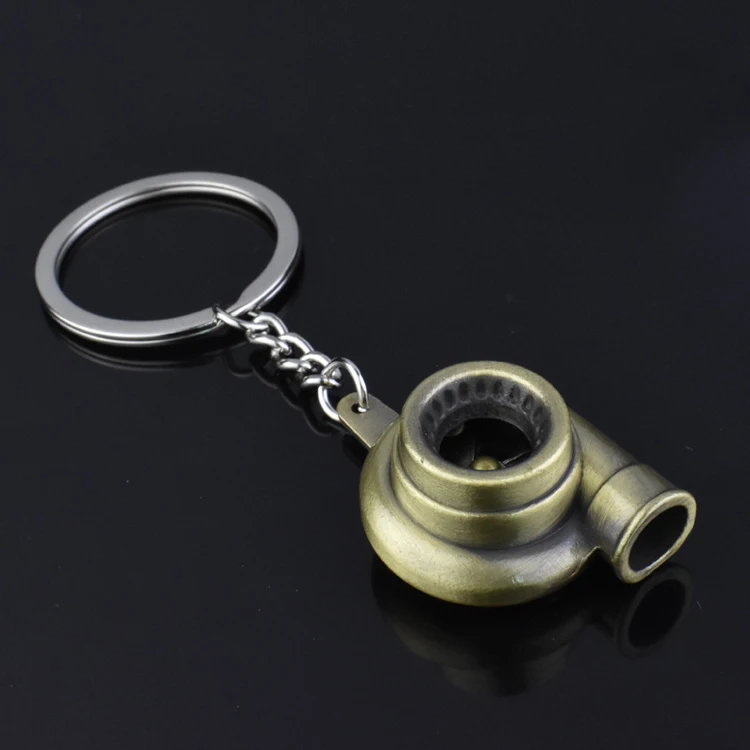 Novelty Wheel Rim Keychain  Creative Car Auto Metal Mini Parts Tyre Key Chain