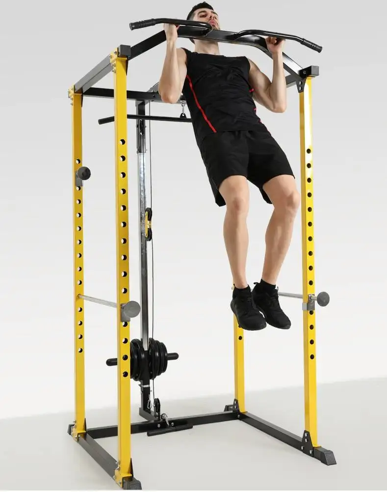 Strength Equipment Athletic Multi-Functional Power Gym Machine Pull up Squat Rack