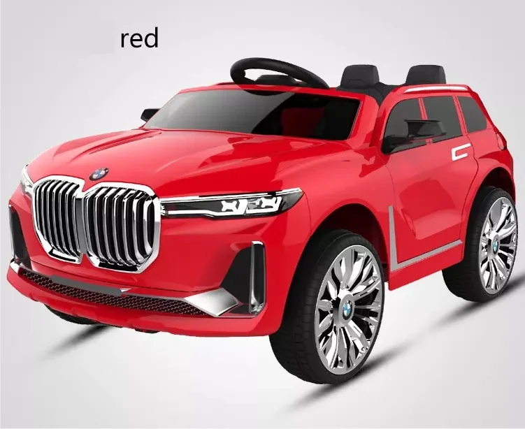 2022 New designed 12V Battery power 4 wheels drive Children BMW electric ride on toy car for kids with remote control