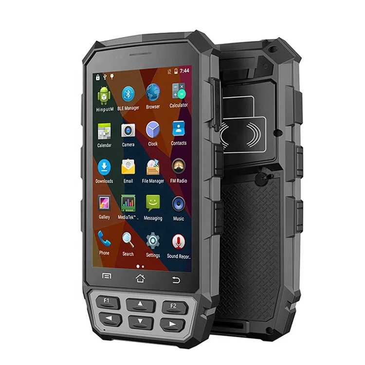 IP65 водонепроницаемый портативный сканер штрих кода междугородние RFID считыватель Android КПК