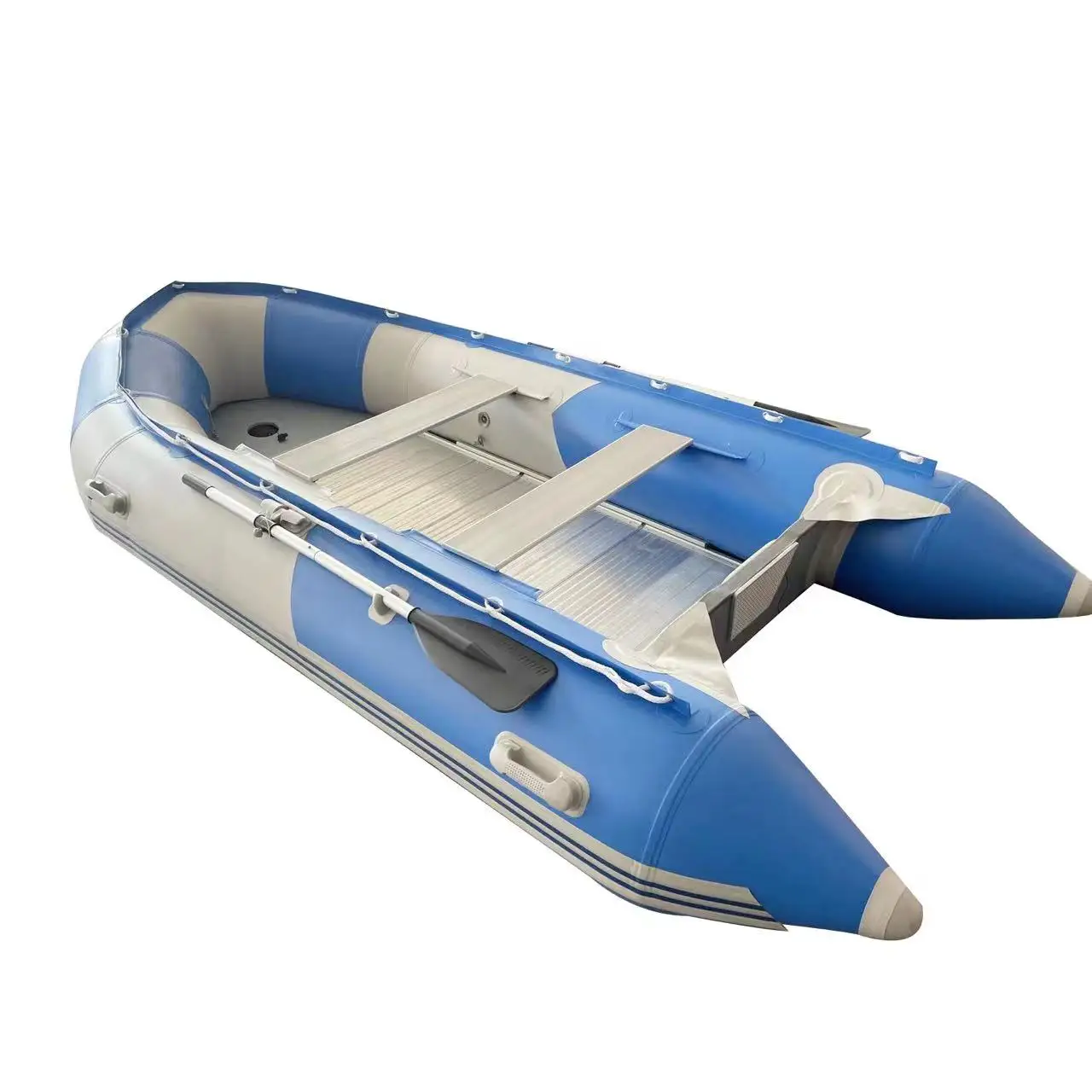 Алюминиевый пол ПВХ складной понтон надувная лодка для продажи