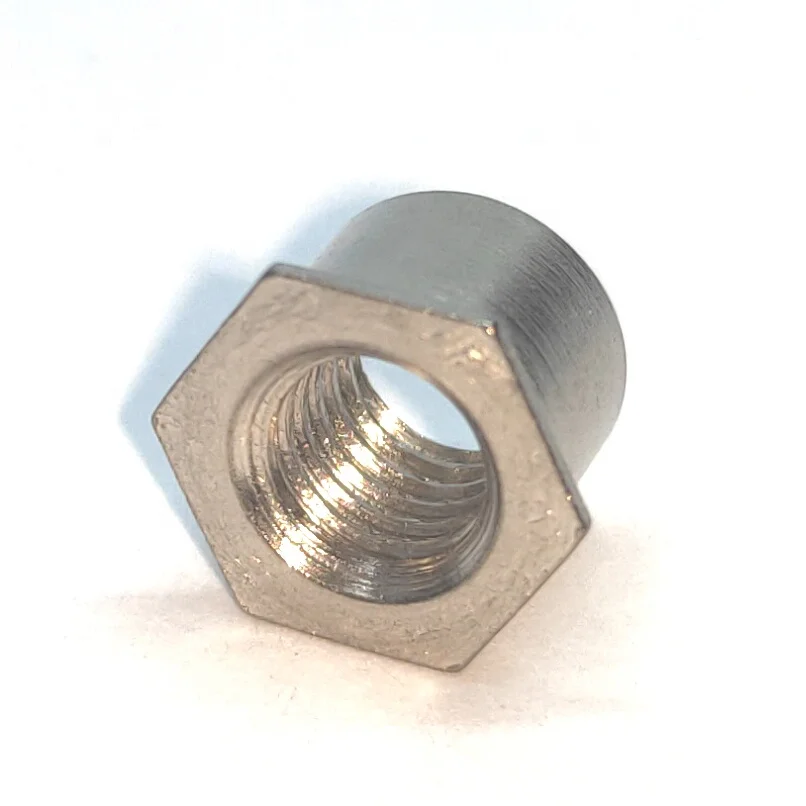 SOS-M4-16 SOS M4 Stainless Steel Hexagon Hex Head through Hole Self Clinching Standoff Nut metal sheet threaded nut