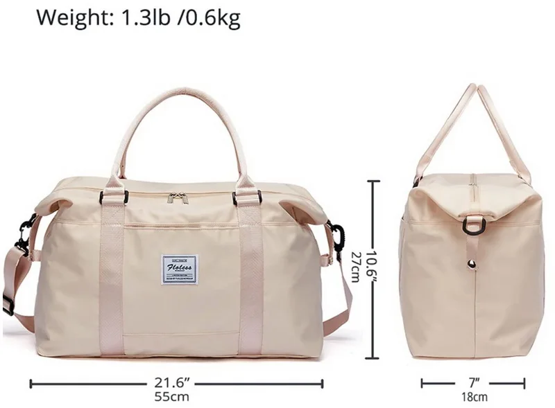 Large capacity women custom weekend duffle gym bags high quality custom new swim dance sports duffel bag