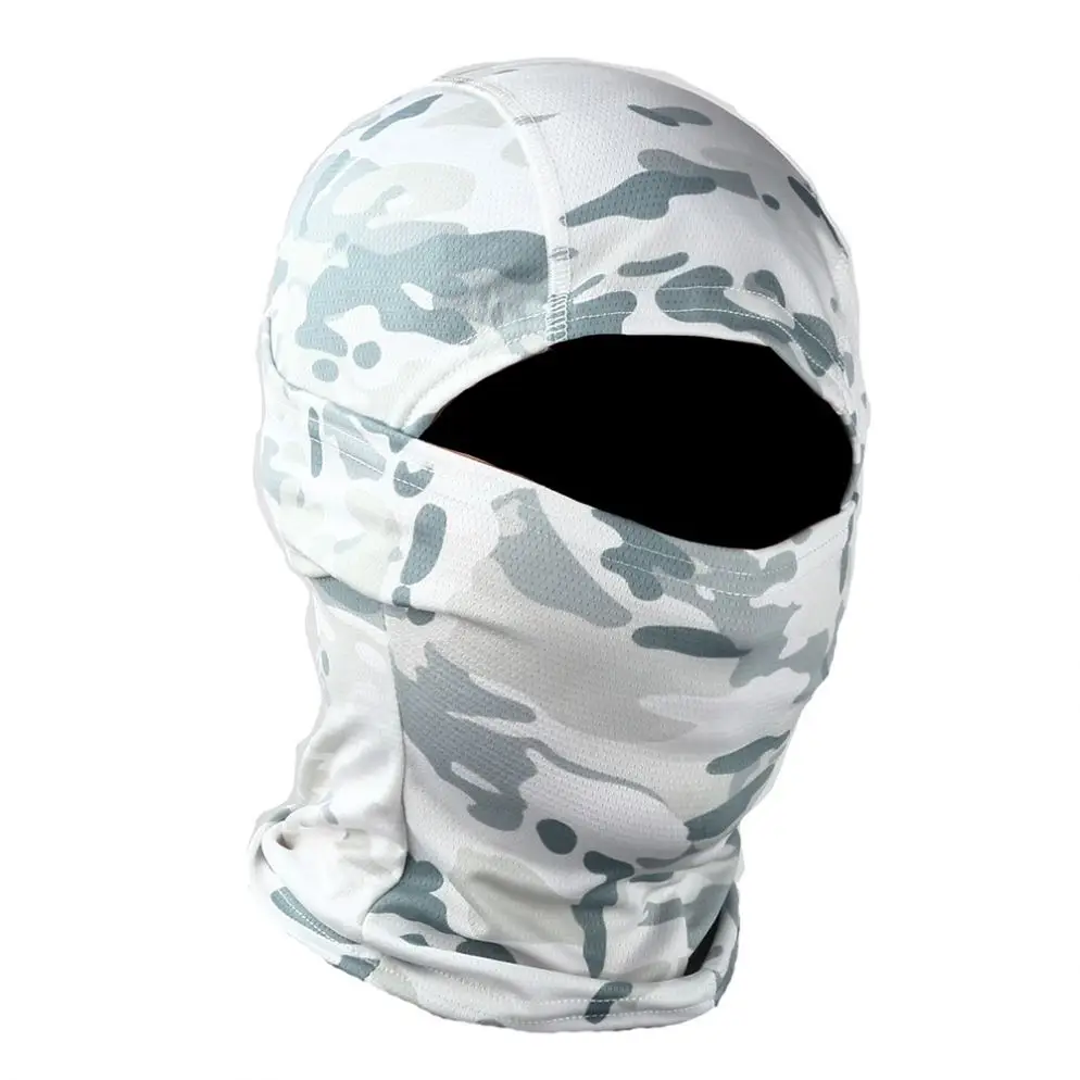 Camo Airsoft Paintball Army Combat Mask Full Face Mask Tactical Breathable Camo Protective Hunting Custom Thermal Balaclava