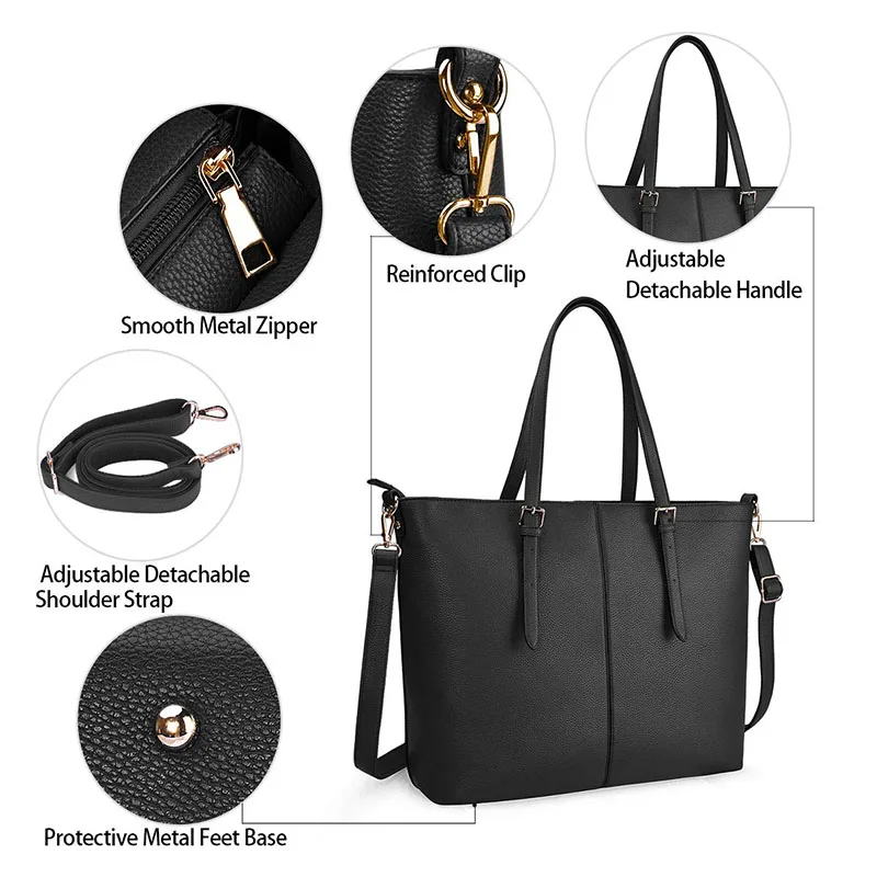 Женская сумка-тоут для ноутбука, деловая офисная сумка для работы, большая дорожная сумка