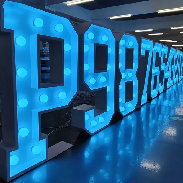 Wholesale Metal 3Ft 4Ft 5Ft Large Giant Big Marquee Letters Led Alphabet Lights Marquee Letters For Decorations