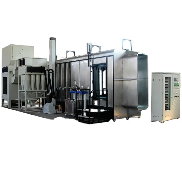 
High Quality Electrostatic Manual Powder Coating Spray Equipment For Fire Door Booth 